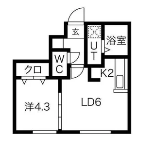 PremierHills Shiroishi【4階】の間取り