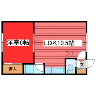 クレック東月寒【3階】の間取り