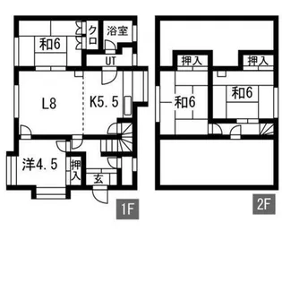 北海道札幌市手稲区富丘四条4丁目【一戸建】の間取り