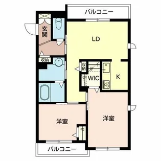 soleillevant【1階】の間取り