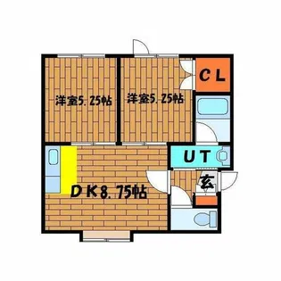 ソニック本通【102号室】の間取り