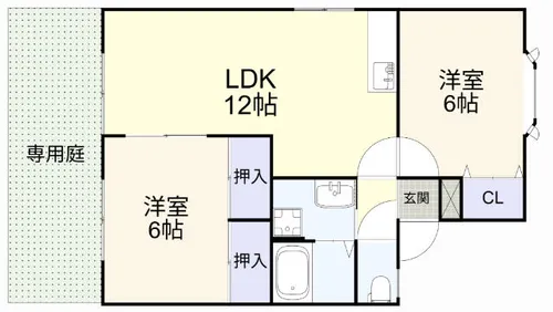 SONE壱番館B棟【102号室】の間取り
