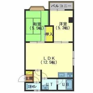 マイライフ山の手【202号室】の間取り
