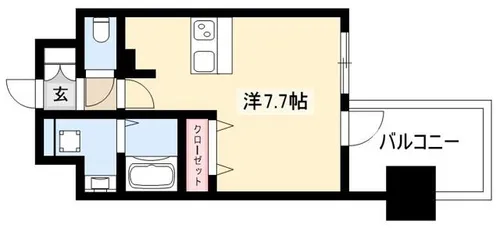 アドバンス名古屋モクシー (旧 ADVANCE NAGOYA MOXI【1509号室】の間取り