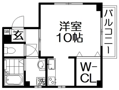クロスザリバー【2階】の間取り