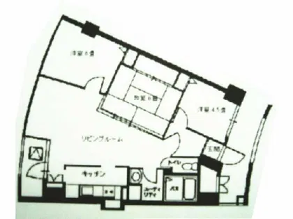 ドムス富岡Ⅱ【603号室】の間取り