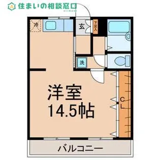 愛知県岡崎市東蔵前町字木平【マンション】の間取り