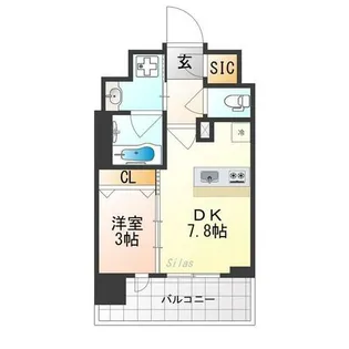 ベラジオ雅び西大路七条【10階】の間取り