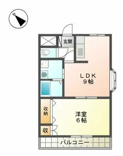 プライムガーデンⅢ【1階】の間取り