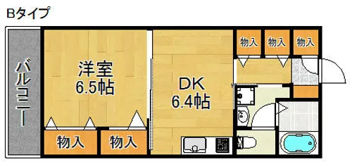 ル・ミューサウス【1階】の間取り
