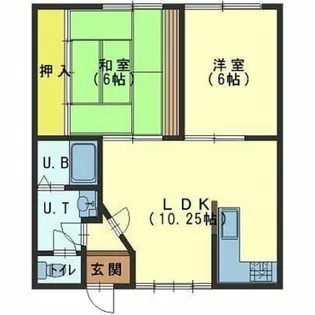 みどりマンション【302号室】の間取り
