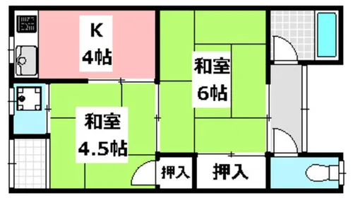 増田文化【10号室】の間取り