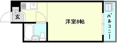 グリーンハイツ北野田【412号室】の間取り