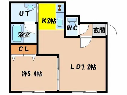 マンションアムール【201号室】の間取り