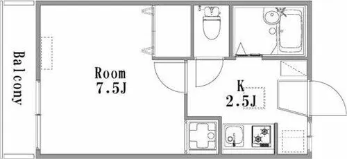 三立ハイツⅢ【1階】の間取り