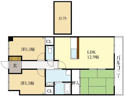 AZハウス【5階】の間取り