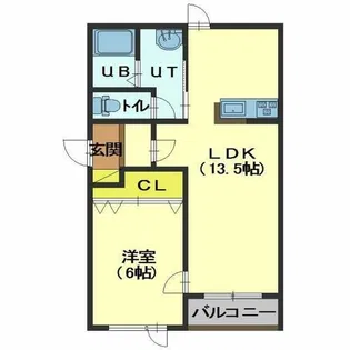 ビラミカエルNo6【4階】の間取り
