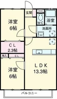 ソフィアB【1階】の間取り