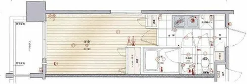 レジデンシャルヒルズ博多駅前2番館【601号室】の間取り