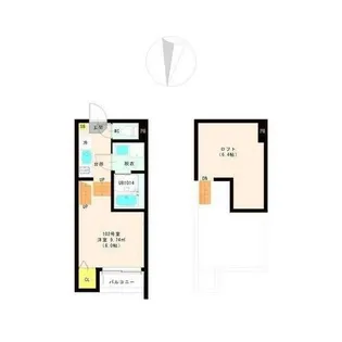 ポラリス星宮【1階】の間取り