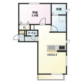 シャトー ミユ【2階】の間取り