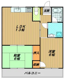 ウエストヴィレッジ【3階】の間取り