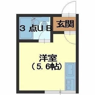 メゾンドフラッシュ富岡【301号室】の間取り