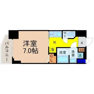 S-RESIDENCE平安通【3階】の間取り