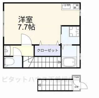 サムゴールド【202号室】の間取り