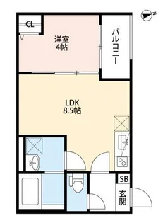 兵庫県尼崎市塚口本町3丁目【アパート】の間取り
