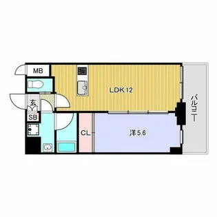 プレジオ西宮北口【2階】の間取り