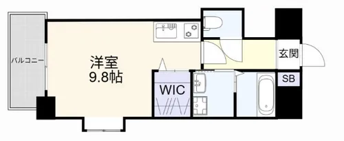 Brelia MIHAGINO【4階】の間取り