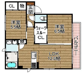 シオンゼクサ【3階】の間取り
