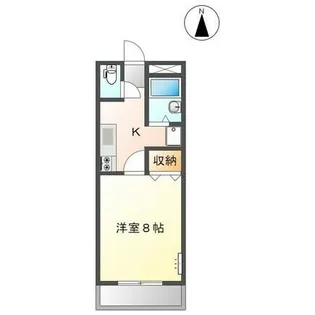 ファインコーポ美原【102号室】の間取り