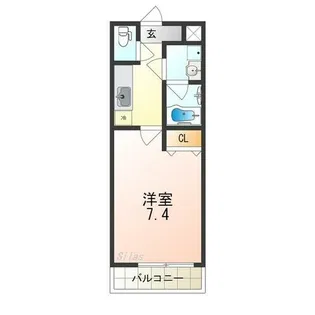 フジパレス愛泉【2階】の間取り