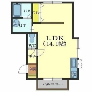 ASTI-Ⅴ【102号室】の間取り