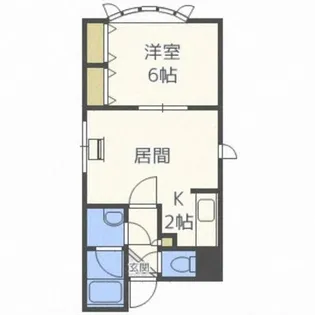 システムコート北16条【2階】の間取り