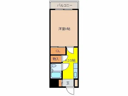 アーバン竹内【211号室】の間取り