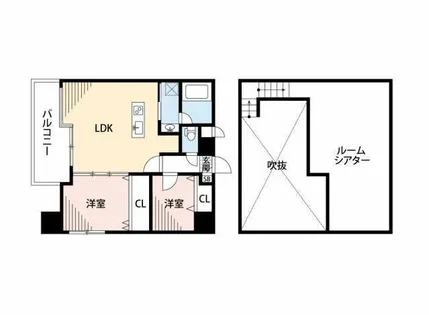プライムアーバン博多【13階】の間取り