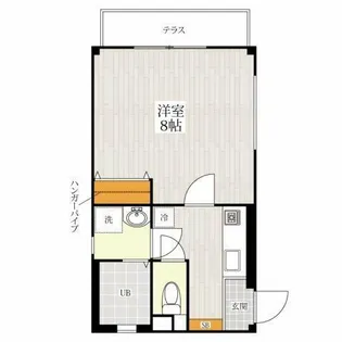 フローラステージ諸岡【1階】の間取り