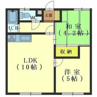 コアパレス【1階】の間取り