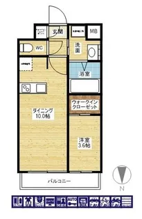 コンフォリア新大阪宮原Q【6階】の間取り