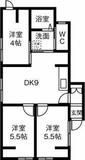 愛知県犬山市大字羽黒字外山【一戸建】の間取り