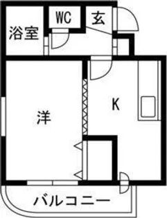 エンドレス三井南6条【2階】の間取り