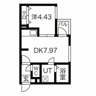 プレジール医大前【2階】の間取り