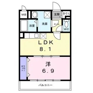 SUN【3階】の間取り