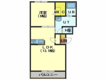 インペリアルS【405号室】の間取り