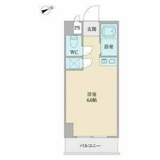 1Rの間取り画像