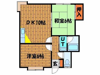 メゾンエアールⅡ【101号室】の間取り