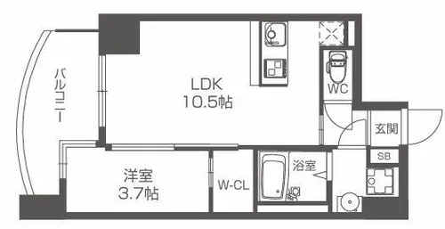 セレニテ本町グランデ【11階】の間取り